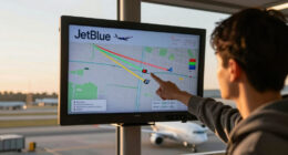 Flight Tracker Animation Shows Path of JetBlue Plane Following Alleged Drone Collision Report