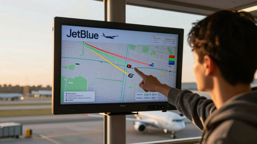 Flight Tracker Animation Shows Path of JetBlue Plane Following Alleged Drone Collision Report