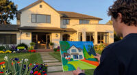 Revisiting David Hockney’s House on the West Coast With a One-of-a-Kind Painted Swimming Pool