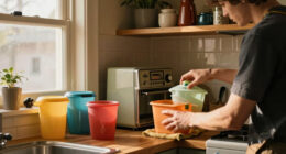 Thrift Finds Starting at $1 Completely Transformed this ’80s Kitchen