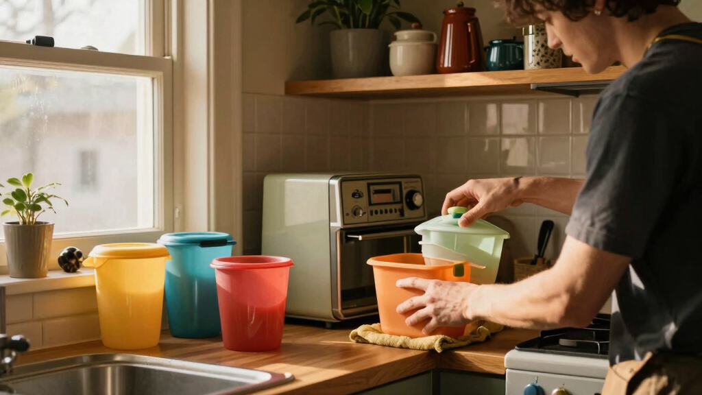 Thrift Finds Starting at $1 Completely Transformed this ’80s Kitchen