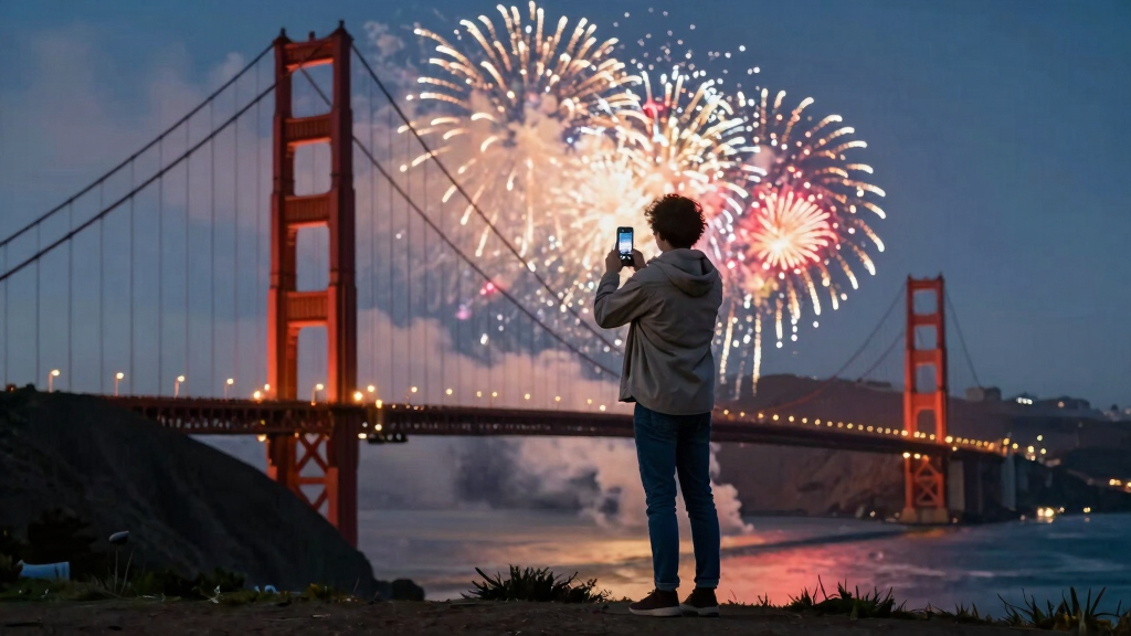 Golden Gate Bridge Fireworks