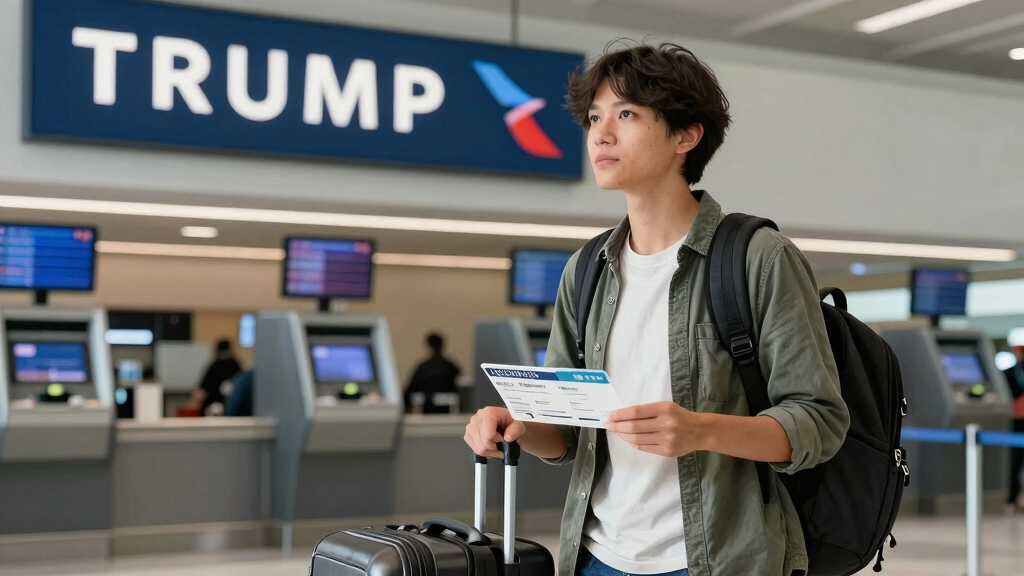 United Airlines Trump Airport